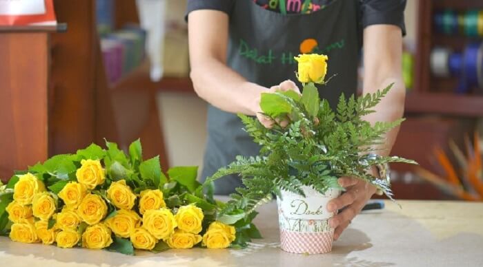Shop Hoa Tươi Đẹp xứng đáng là địa chỉ dạy học cắm hoa uy tín TPHCM