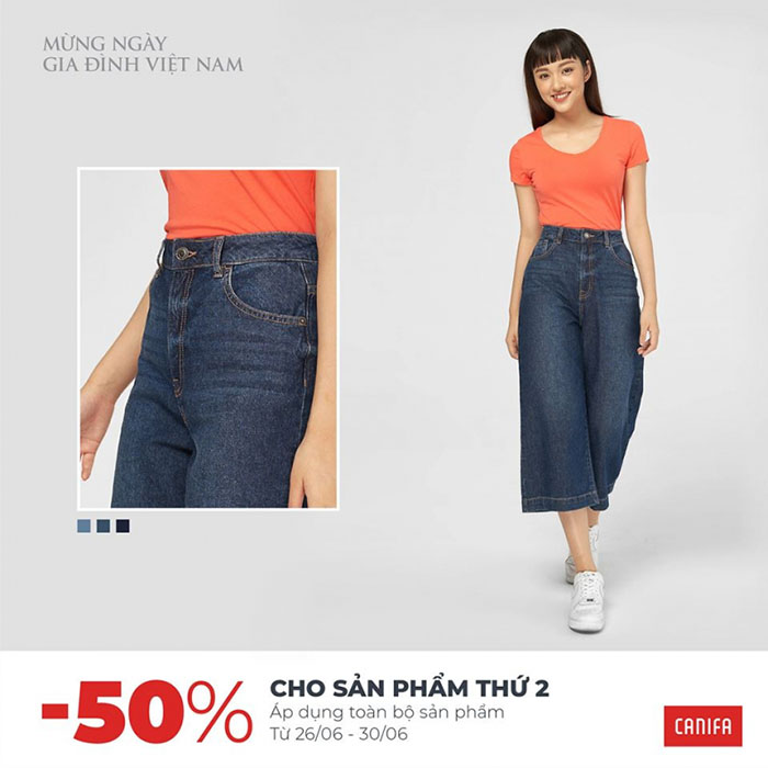 Cửa hàng bán quần jeans đẹp ở Sài Thành 2