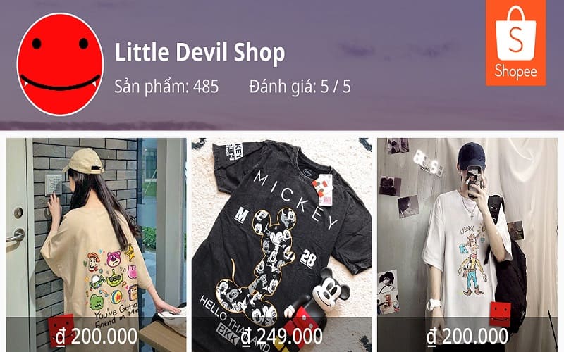 Shop áo thun nam đẹp TpHCM -  Little Devil Shop