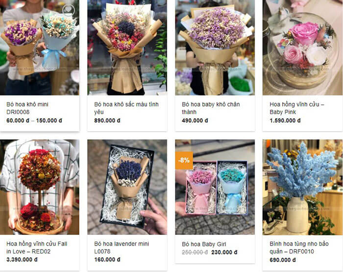 Thế Giới Hoa Hồng - Cửa hàng hoa khô giá rẻ TPHCM
